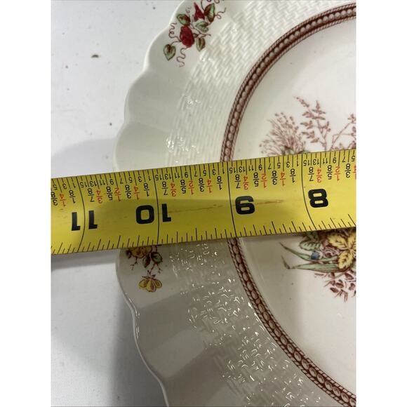 Set Of 4 Copeland Spode Rosalie Dinner Plates 10 1/2" - Picture 4 of 9